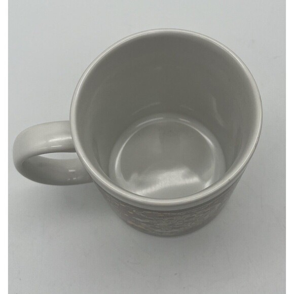 Vtg Lauffer By Gailstyn-Sutton Cat Mug Cute Cat Calico Flowers Kitten Spotted - Picture 4 of 6